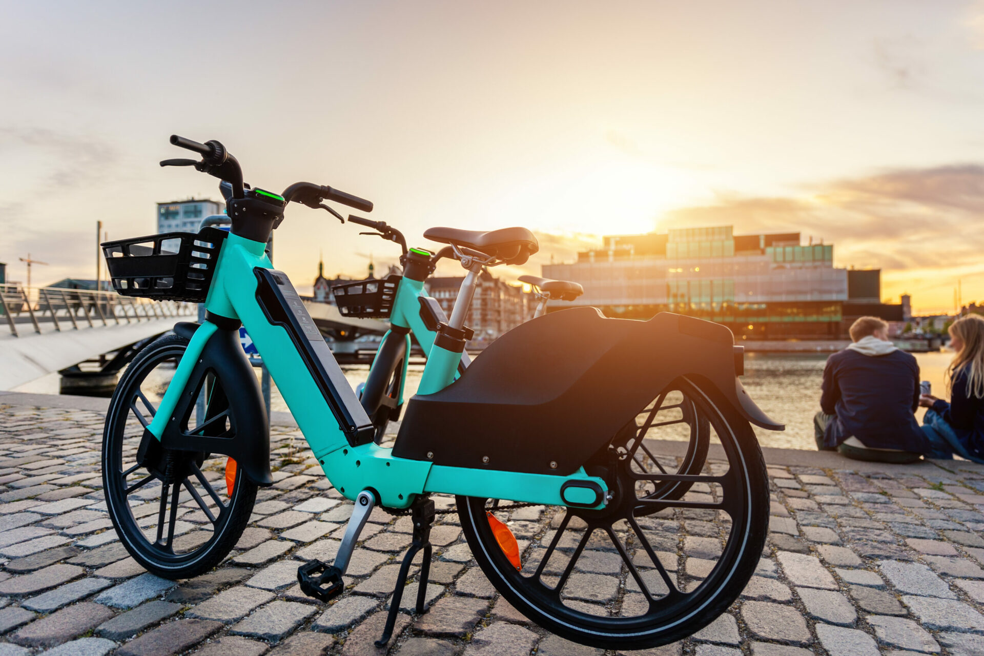 E-Bike in der Stadt